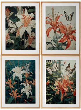 铜师傅铜雕画《蝶恋花》