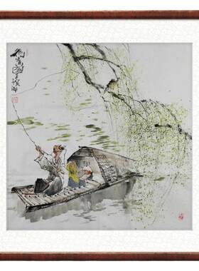 李子涵琴棋书画酒茶雅士人物画