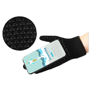 跑步运动手套男女专业户外秋冬保暖徒步登山冬训抓绒触屏骑行防滑