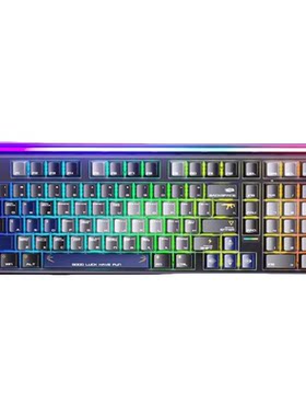 AULA狼蛛HERO99HE有线磁轴机械键盘RGB发光高性能电竞游戏专用