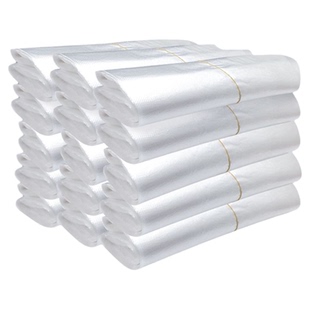 塑料袋白色加厚超市外卖打包袋一次性商用卖菜做生意方便袋批发