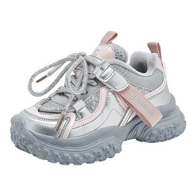 哈比熊童鞋儿童老爹鞋女童运动鞋2026春夏网面透气防臭中大童休闲