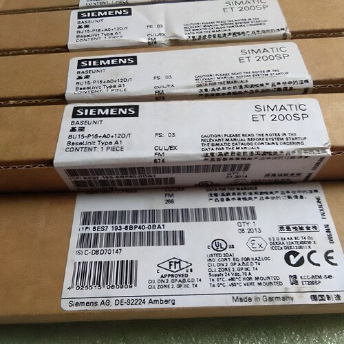 6Es71936Bp400Ba1 Siemens Et200sp Basic Unit Terminal 6Es7193