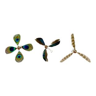 羽毛逗猫棒钢丝风车螺旋桨可替换网红猫咪玩具长杆解闷幼猫玩具