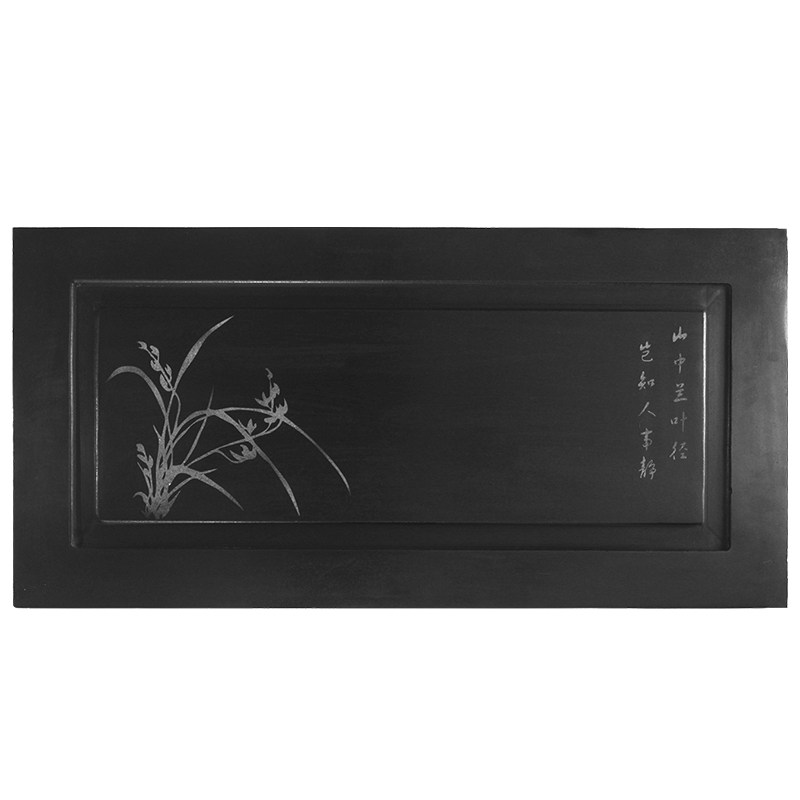 船头尺方形乌金石源厂直供茶盘