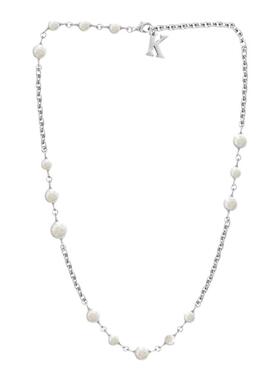 KREAM 贝珠珍珠项链男嘻哈女同款百搭毛衣链