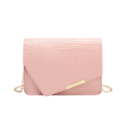 鳄鱼纹小方包新款2026包包女跨境批发休闲单肩包small bag女士包