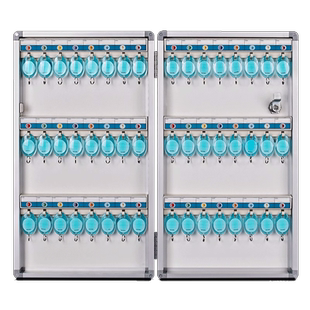 带锁钥匙收纳挂架壁挂式挂墙钥匙箱密码房产中介汽车钥匙盒管理箱