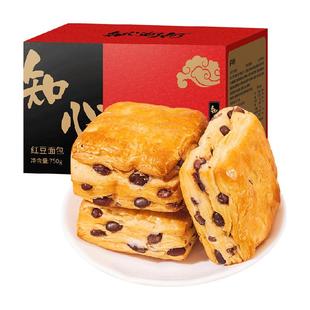 知心奶奶红豆面包早餐营养千层整箱老年人控老人无糖精手撕零食品