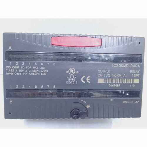 GE IC200MDL940A OUTPUT 2A ISO FROM A RELAY 16PT