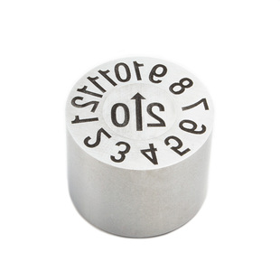 进口精密塑胶模具可调日期印章码26年月合并年份月份标箭头时间钟