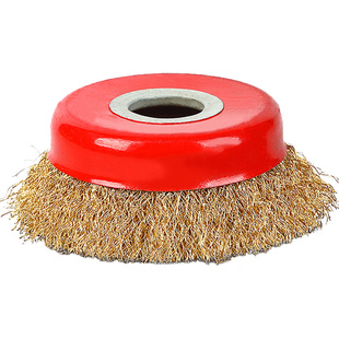 钢丝轮钢丝刷金属打磨除锈抛光轮角磨机100碗型钢刷电动磨光机刷