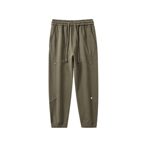 男士休闲重磅裤子男2025新款冬季宽松卫裤运动裤工装裤束腿裤潮流