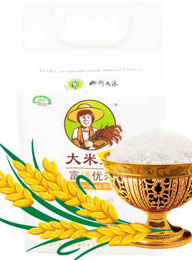 有机食品火山岩稻花香富硒大米