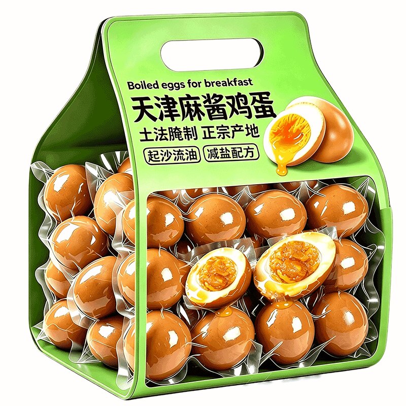 【农科院推荐】蓟县特产麻酱鸡蛋