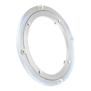 防滑铝合金转盘底座餐桌轨道轴承底盘旋转木质大理石玻璃酒店火锅