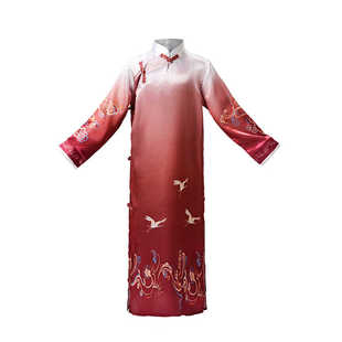 新款儿童相声服装 中国风长衫大褂演出服6到12岁民国传统长袍男童