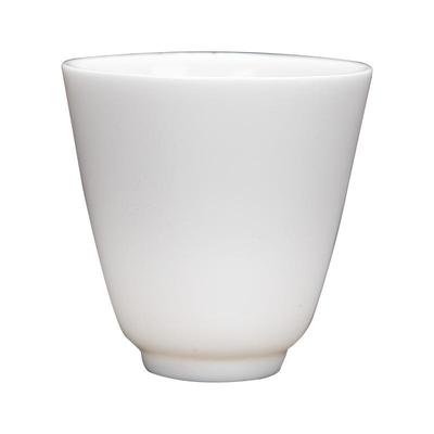 言造羊脂玉白瓷家用待客品茗杯