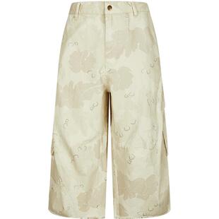 [商场同款]速写男装2025秋新品迷彩直筒中短裤毛边设计9P8E11460