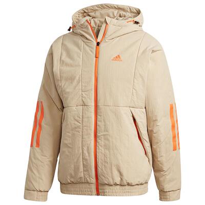 阿迪达斯男子冬季户外连帽棉服