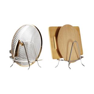 锅盖架子放置器置物架台面放菜板的支架砧案板收纳不锈钢厨房专用