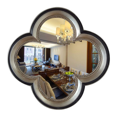 美式复古四叶草梳妆艺术浴室镜子