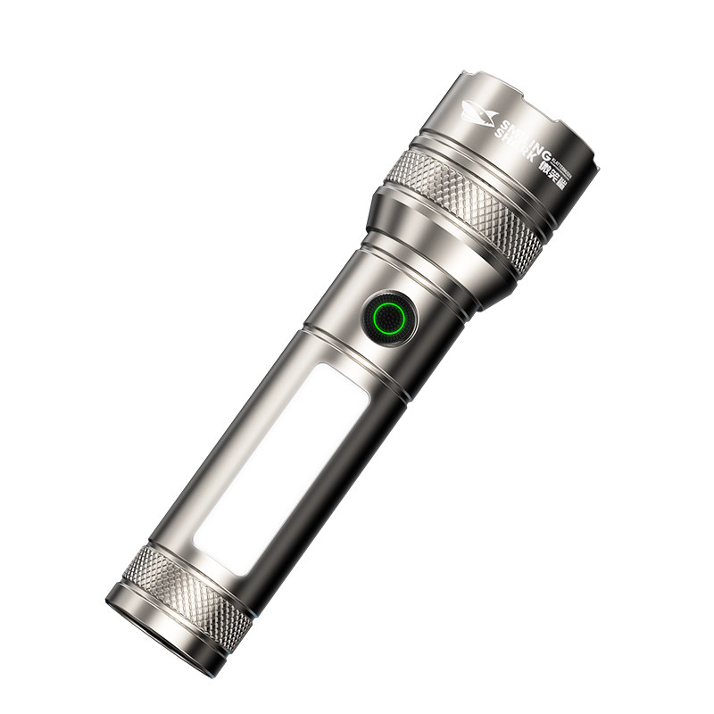 强光手电筒登山夜爬强光超亮户外防水变焦远射灯小型便携超长续航