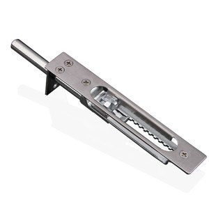 防盗门天地插销锁双开大门隐形不锈钢中控插销子母门天地插可订做