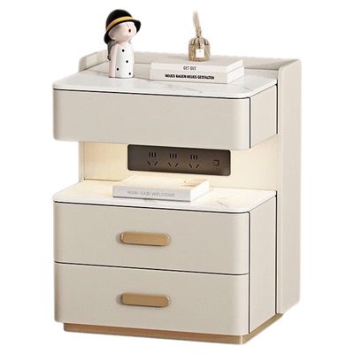 智能床头柜简约现代多功能保险箱