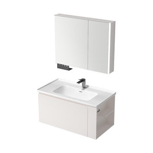 九牧卫浴简约现代多功能浴室柜组合收纳储物洗漱台