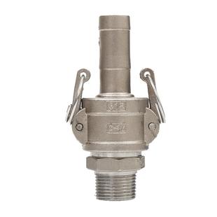 304不锈钢快速接头C型CF型316扳把式快接皮管软管快装卡扣式接头