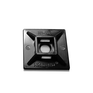 华社HS-102UC粘理配线固定座定位片粘贴扎带扣吸盘电线网络 包邮