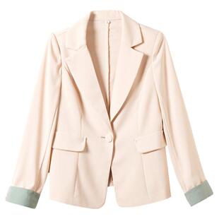 春夏小西装外套女初夏短款小个子简约新款2025休闲修身上衣薄显瘦