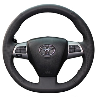 新/老款卡罗拉/雷凌/RAV4/锐志/花冠/皇冠专用真皮手缝方向盘套