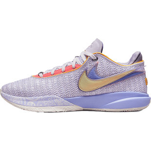 Nike/耐克正品LeBron 20 Violet Frost男士篮球鞋DJ5423-500