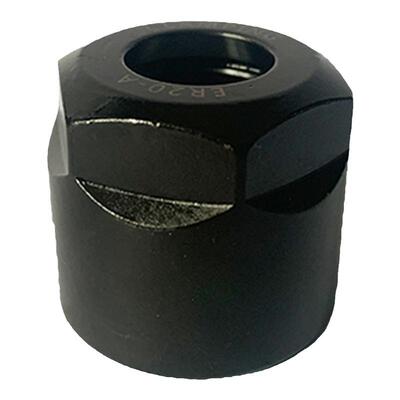 雕刻机加高螺母ER20 主轴加长螺母A型 夹具螺帽25L 30L高精度配件