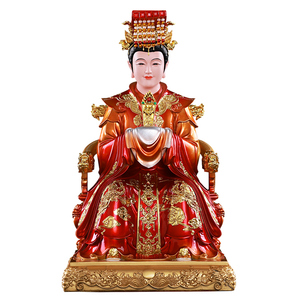 华音殿妈祖娘娘神像树脂佛像