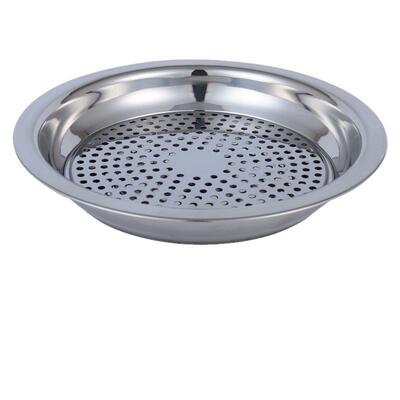 304不锈钢加厚饺子盘沥水盘托盘