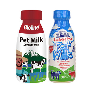 bioline牛奶宠物牛奶0乳糖猫咪狗狗营养补钙牛乳幼犬幼猫零食