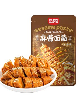 豆多奇麻酱面筋烧烤味解馋零食