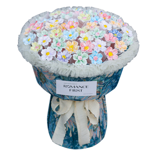 创意成品景德镇陶瓷花束仿真永生花装饰高级感生日礼物送女生闺蜜