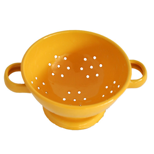 INS迷你可爱欧式复古搪瓷水果篮小沥水篮果盆果盘DIA11W15H6CM