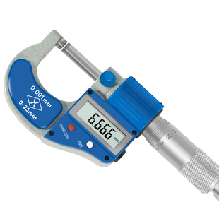 上量 数显外径千分尺0-25mm精度0.001电子螺旋测微器高精度仪包邮