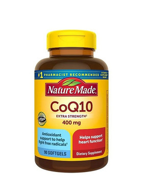 美国直邮Nature Made 辅酶Q10 400mg 促进身体健康有效吸收 90粒