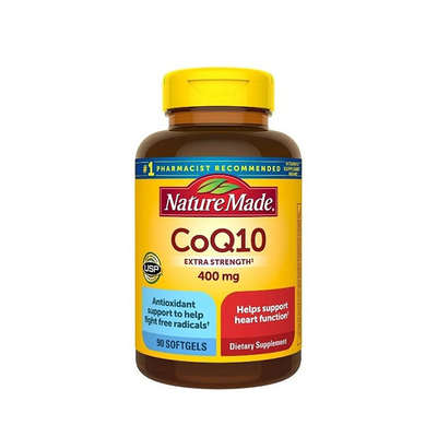 美国直邮Nature Made 辅酶Q10 400mg 促进身体健康有效吸收 90粒