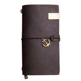 瑕疵本捡漏牛皮活页笔记本旅行手帐本手工日记本复古记事本子创意