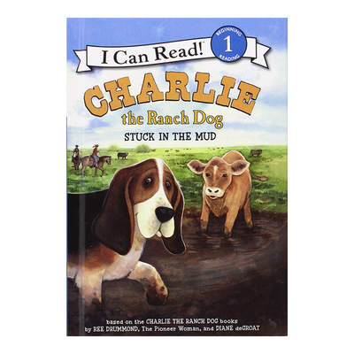 农场狗查理陷在泥里了Charlie