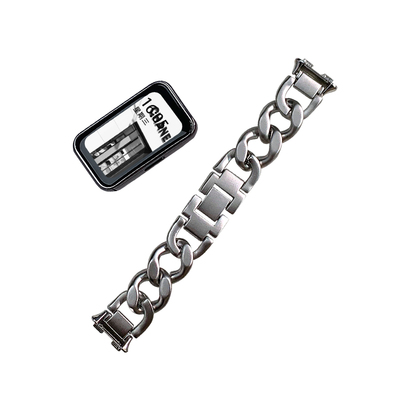 uhada新款金属创意牛仔链女表带