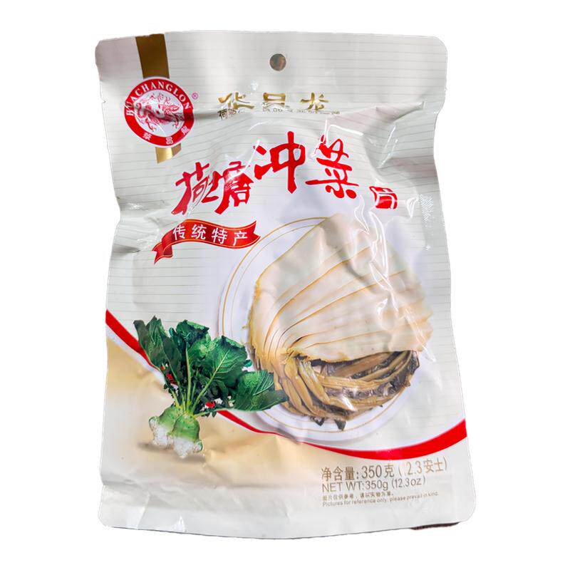 华昌龙荷塘冲菜片带叶精美包装