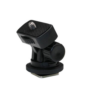 相机监视器支架神牛补光灯底座蜗牛云台热靴 转接座1/4螺丝拓展件